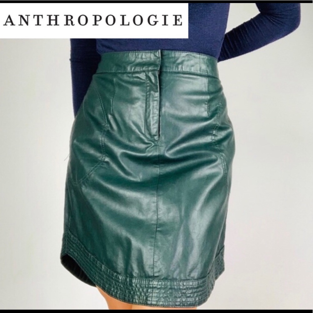 Maeve Pencil Vegan Leather Skirt